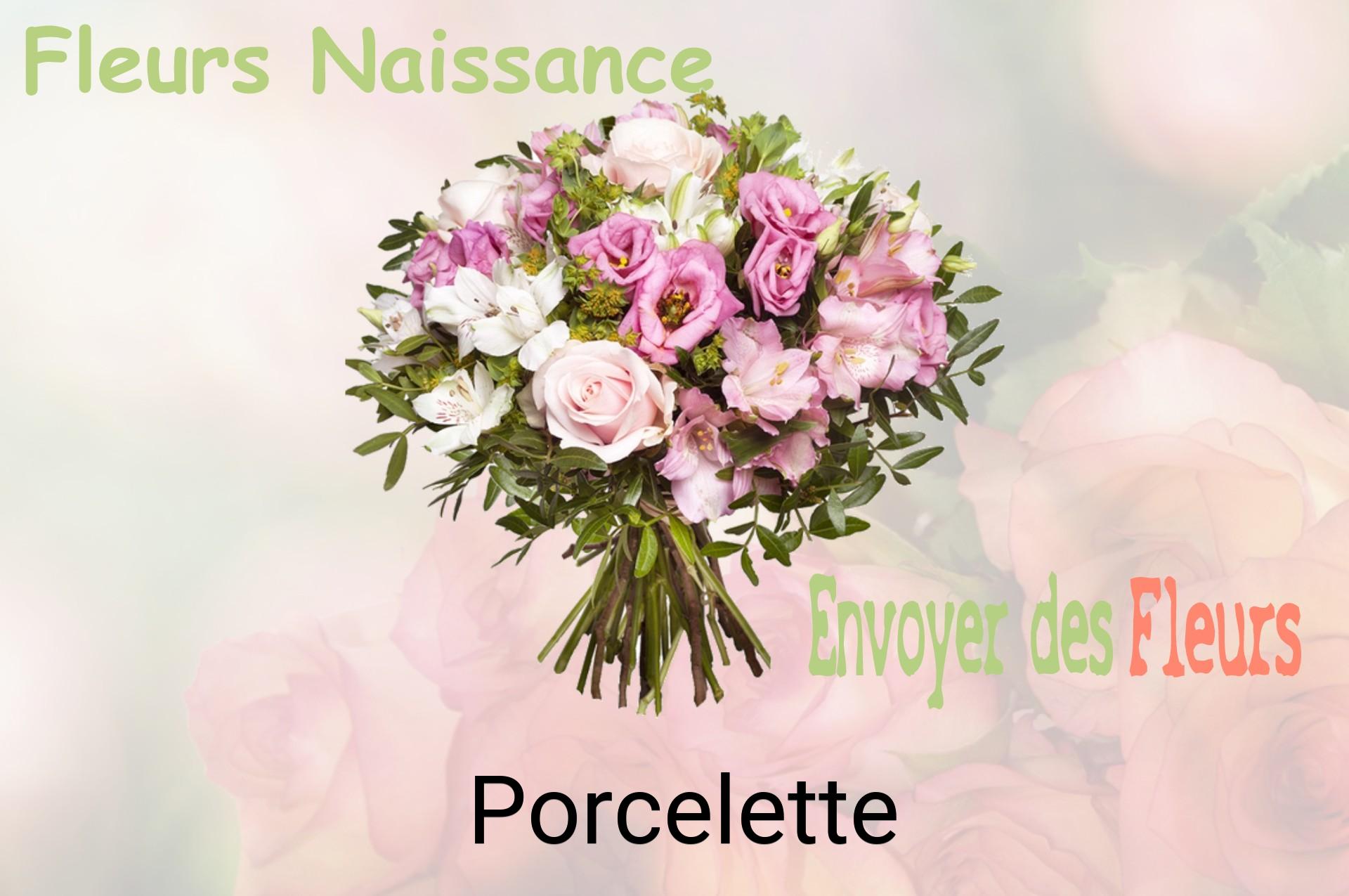 Bouquet de fleurs de naissance livré à Porcelette